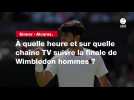 VIDÉO. Sinner - Alcaraz. À quelle heure et sur quelle chaîne TV suivre la finale de Wimbledon hommes ?
