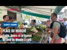 Au marché de Saint-Omer, fruits, fleur et artisanat au pied du Moulin à café