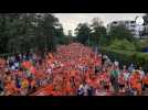 VIDÉO. Les supporters des Pays-Bas ont défilé en nombre dans Bâle, avant le match face aux Bleues