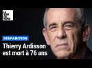 Thierry Ardisson est mort à l'âge de 76 ans