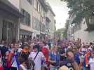 Euro 2025 : les supporters français mettent l'ambiance à Bâle avant Pays-Bas - France