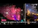 Revivez en vidéo les meilleurs moments du feu d'artifice du 14 Juillet 2025 à Troyes
