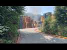 Incendie : 300 palettes partent en fumée à Peumerit (29)