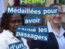 Fécamp : médaillées pour avoir sauvé les passagers d'un autocar en feu