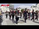 VIDÉO. La fanfare du 6e Génie aux cérémonies du 14-Juillet à Segré