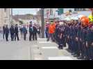 Cérémonie du 14 juillet à Berck-sur-Mer avec défilé des pompiers et des forces de secours