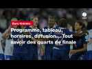 VIDÉO. Euro féminin. Programme, tableau, horaires, diffusion... Tout savoir des quarts de finale