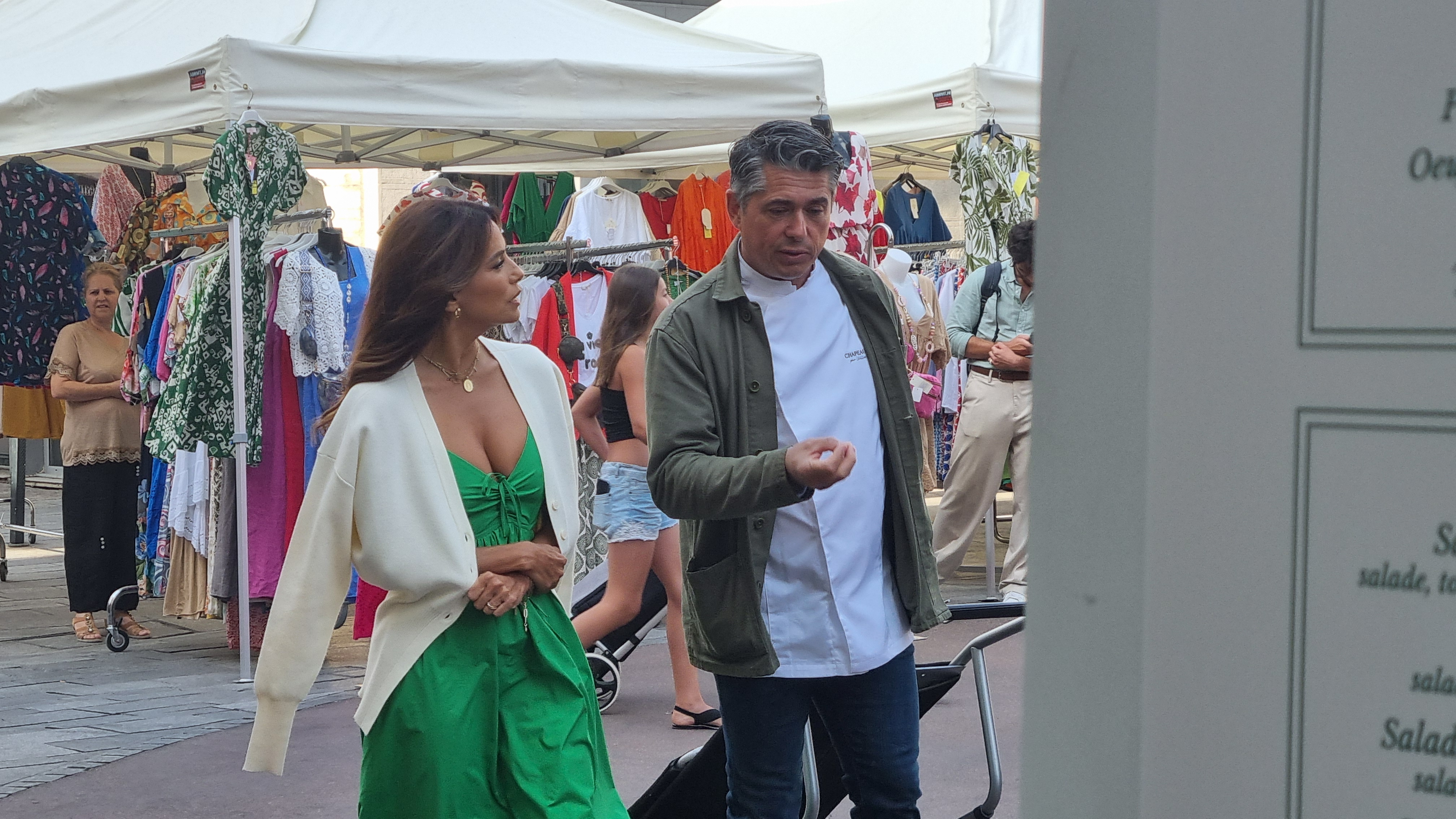 On a croisé la star internationale Eva Longoria sur le marché de Dijon