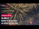 Le feu d'artifice du 14 juillet 2025 à la plage de Calais au rythme des Daft Punk