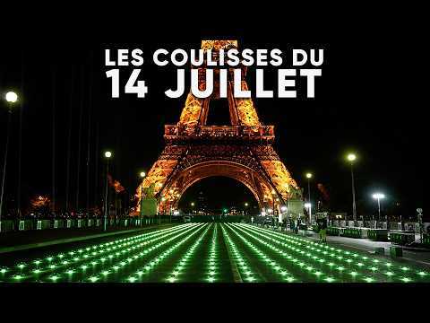 DANS LES COULISSES du 14 JUILLET à la TOUR EIFFEL (feux d'artifices, drones)