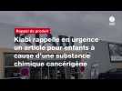 VIDEO. Kiabi rappelle en urgence un article pour enfants à cause d'une substance chimique cancérigène