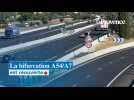 La bifurcation A7/A54 de nouveau opérationnelle