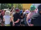 Tour de France 2025 Toulouse : la foule encourage les coureurs au départ du Stadium
