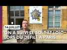 On a suivi le soldat Loïc lors de son premier défilé sur les Champs-Élysées