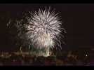 Le feu d'artifice du 14 juillet de Perpignan