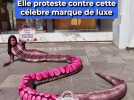 À Cannes, ce happening de PETA contre cette célèbre marque de luxe va vous surprendre