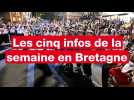 VIDÉO. Séismes, incendie, Interceltique... Les cinq infos de la semaine en Bretagne
