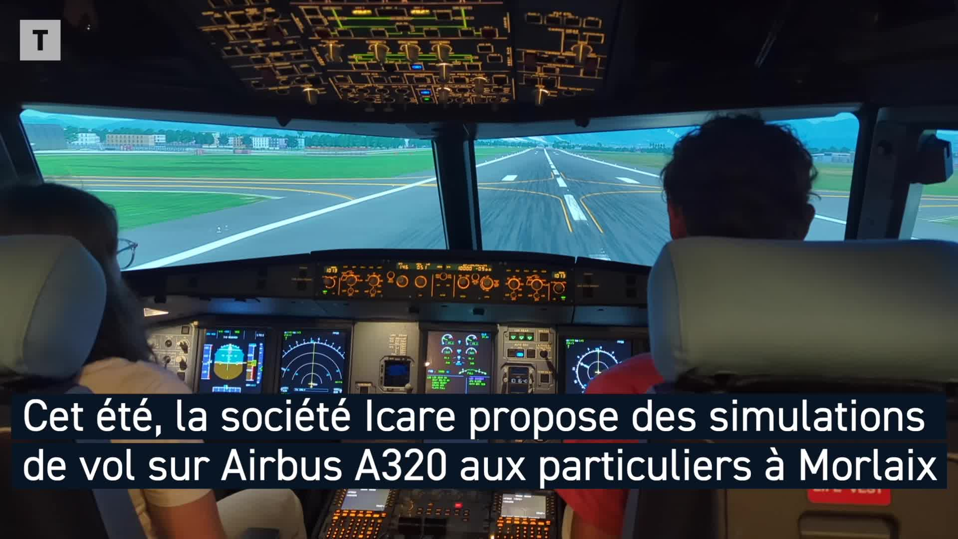 À Morlaix, Icare ouvre exceptionnellement son simulateur d'Airbus A320 au grand public [Vidéo]
