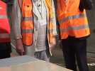 Joachim Neumann visite les infrastructures du Tunnel sous la Manche à Coquelles