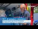 96 % de pompiers volontaires dans les Alpes-de-Haute-Provence, un effectif supérieur à la France