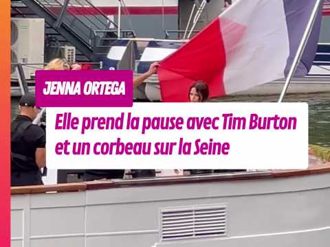 VIDEO : Jenna Ortega prend la pause avec Tim Burton sur la Seine