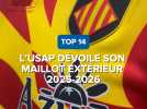 L'USAP a dévoilé son nouveau maillot que les joueurs arboreront pour les matches à l'extérieur.