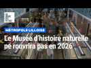 Deux ans de retard pour la rénovation du Musée d'histoire naturelle de Lille