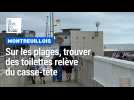 Sur les plages, trouver des toilettes devient vite un casse-tête