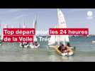 VIDÉO. Coup d'envoi des 24 heures de la Voile, à Trégastel
