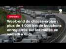 VIDEO. Week-end de chassé-croisé : plus de 1 000 km de bouchons enregistrés sur les routes ce samedi à midi