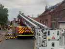 Incendie rue du Vert Touquet à Calonne sur la Lys