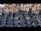 VIDEO. Un brass band ? Non, le Bagad de Fougère à la Grande Parade de Lorient
