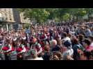 VIDEO. A la Grande Parade, le très coloré Bagad de Pouldergat