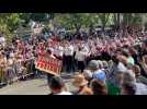 VIDEO. En rouge et blanc, les fameux et succulents Vanille Freizh de Cesson à la Grande Parade du FIL