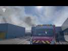Incendie entrepôt Veolia Quimper