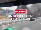 Incendie sur l'A9