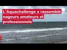 Plus de 300 personnes à la deuxième édition de l'aqua challenge sur la plage de Deauville