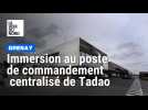 Dans le coeur du poste de commandement centralisé des bus Tadao