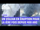 En Russie, un volcan entre en éruption pour la première fois en plus de 450 ans