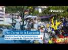 79e Corso de la Lavande : chars et costumes provençaux dans les rues de Digne-les-Bains