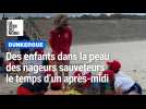 Des enfants ont découvert le métier de nageurs sauveteurs