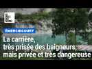 La carrière d'Émerchicourt, très prisée des baigneurs mais privée et dangereuse