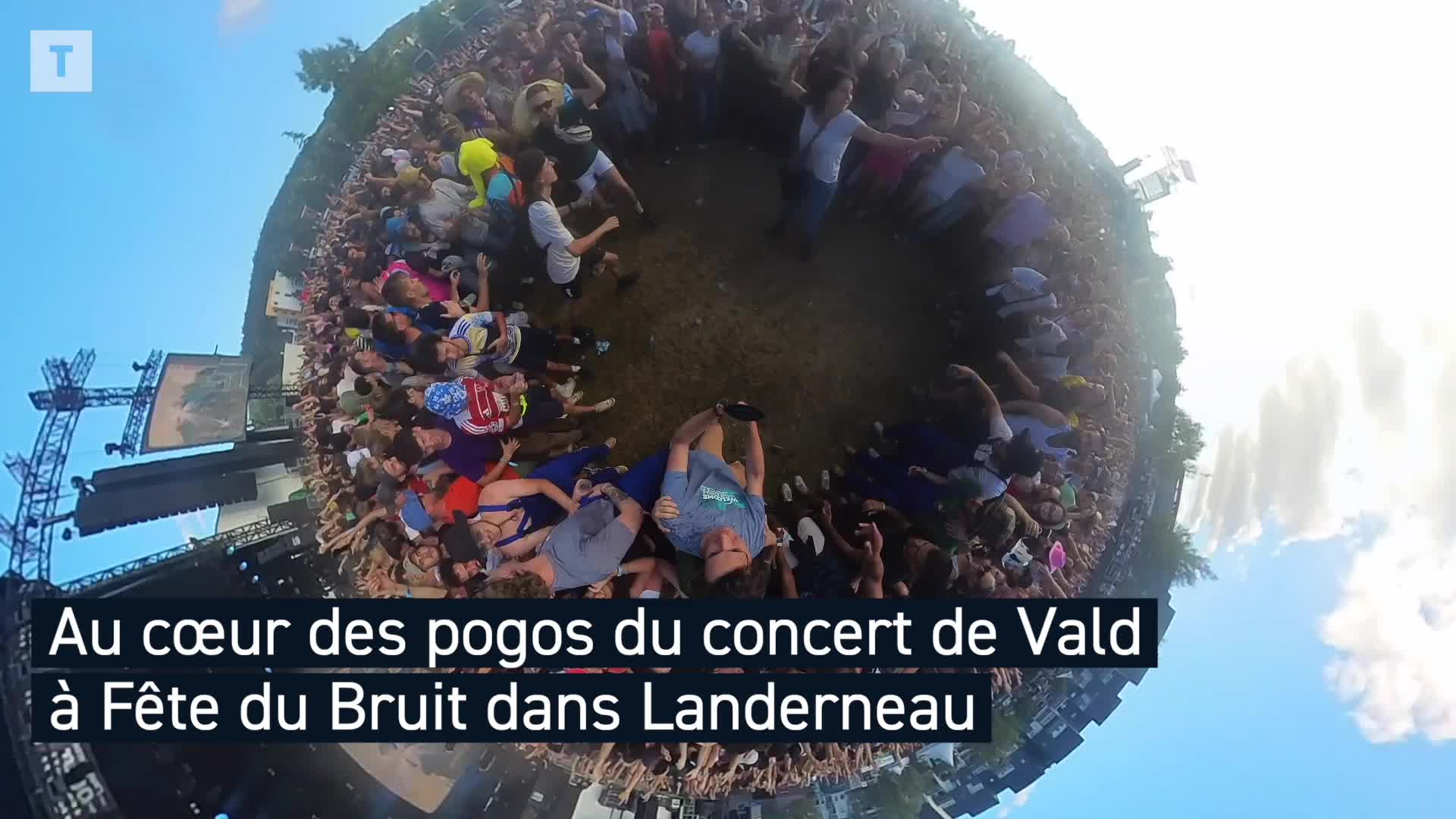 Vald a créé un (joyeux) chaos à Fête du bruit dans Landerneau [Vidéo]