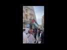 Manifestation pour la paix à Gaza devant le parvis de la mairie de Béziers