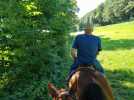 Kiffis : la ferme équestre Zum Blaue propose des randonnées à cheval
