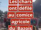 Fête - Le défilé des chars du comice de Châtillon-en-Bazois : ambiance colorée, festive et internationale