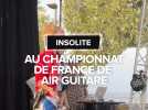 Au championnat de France de air guitar