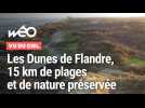 Vu du ciel : les Dunes de Flandre