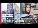 Duel : on a comparé les oeuvres de street art à Reims et à Laon