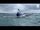 VIDÉO. On a pu observer des phoques en testant le kayak en mer, en baie de Saint-Brieuc